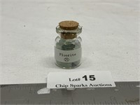 Fluorite Mini Gemstone Healing Crystals Glass