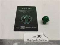 Malachite Healing Gemstone Mushrooms w/ Card