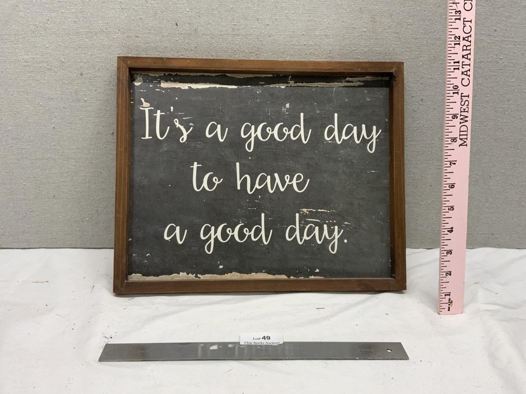It’s A Good Day Sign