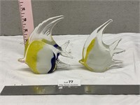 Glass Angel Fish Paperweight