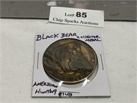 Black Bear North American Hunting Club Medallion