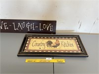 Live Laugh Love - Country Kitchen Signs
