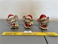 Vintage Christmas Mice Decorations  Mouse