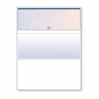 DocuGard Blue/Red Prismatic Top Check, 8.5 x 11 In