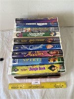 Disney Children's Vintage VHS Movie Lot Tapes