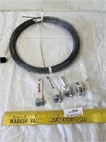 New! 1/8" Wire Rope & Clips