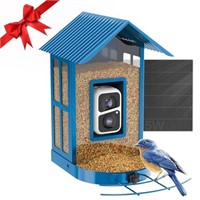 SOLIOM Bird Feeder with Camera Wireless Outdoor,Vi