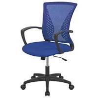 Home Office Chair Mid Back PC Swivel Lumbar Suppor