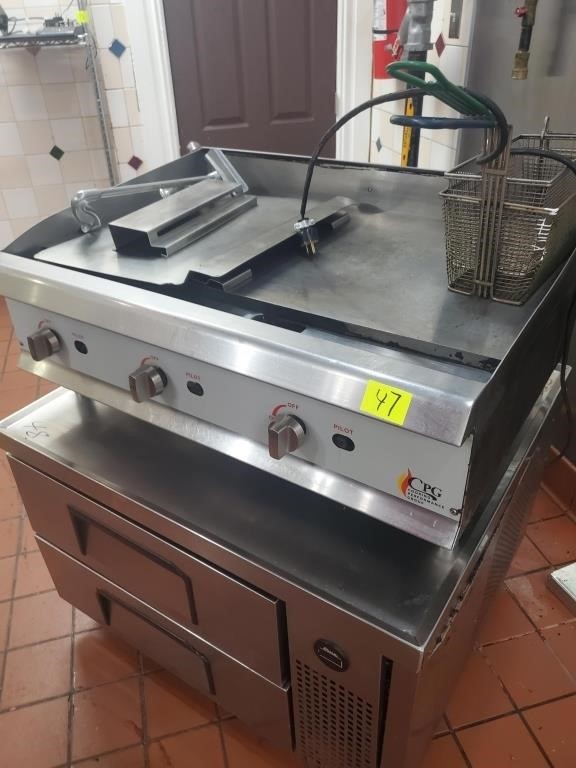CPG 36" GAS FLAT TOP GRIDDLE