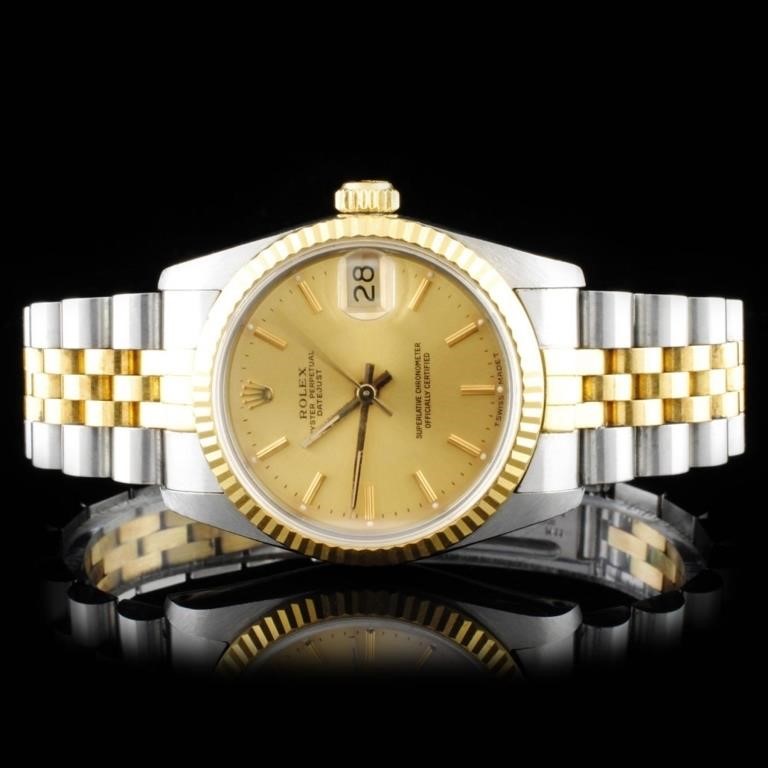 Rolex YG/SS DateJust Mid-size 31MM Ladies Watch