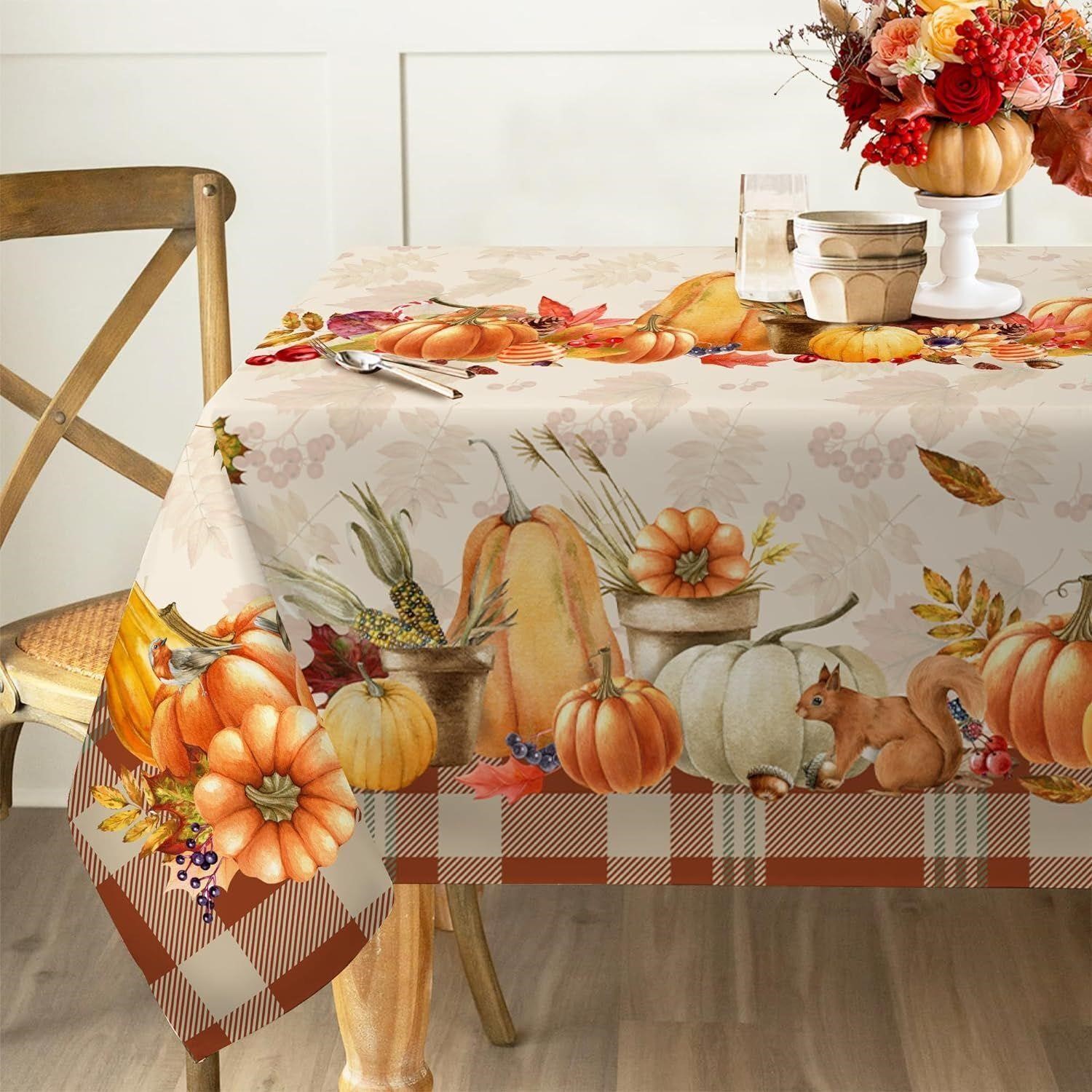 Hexagram Rectangle Thanksgiving Tablecloth