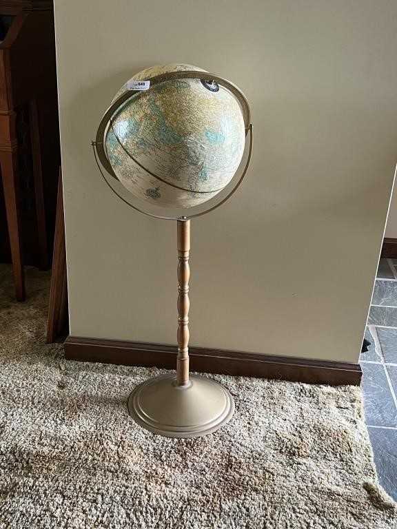 Vintage Globe on Stand