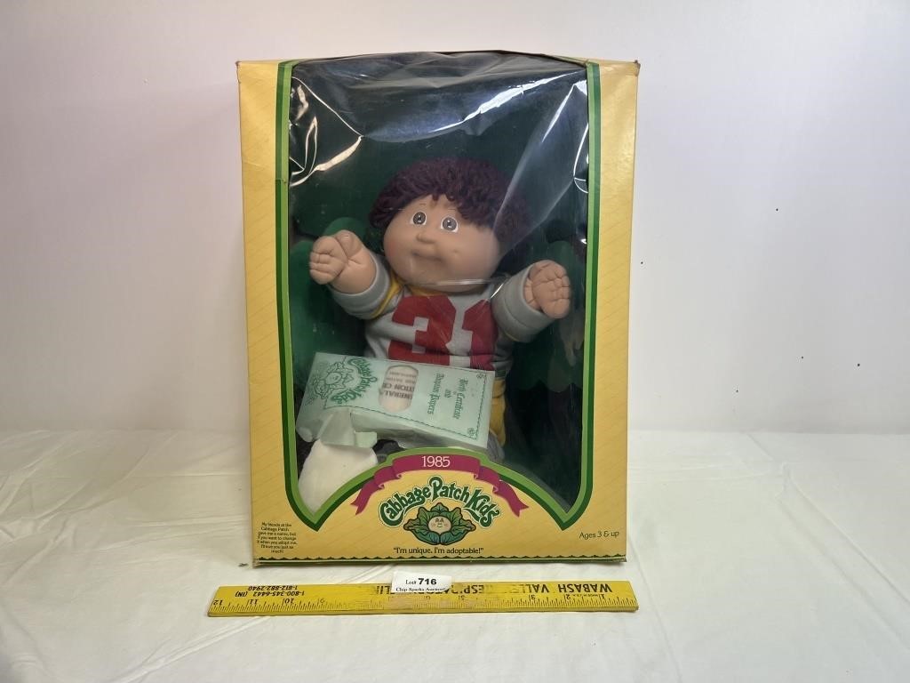Vintage Original Cabbage Patch Doll With Box