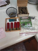 Assorted bullets and shells.