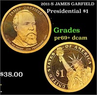 Proof 2011-S JAMES GARFIELD Presidential Dollar 1