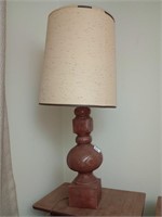 Great vintage wooden look lamp. Will need a new