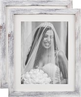 TOFOREVO Picture Frames 8x10 Set of 2 Distressed