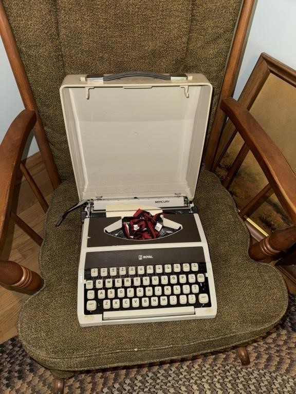 Small Mercury Royal Typewriter
