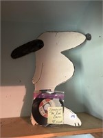 Vintage Snoopy cut out and record