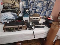 Panasonic clock radios, weather radio, Sharp tape