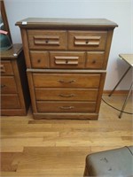Vintage 5-drawer chest matching pcs sold