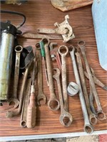 Group of Tools and Wrenches