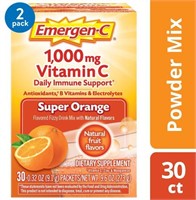 Lot Of 2-Emergen-C Vitamin C Drink Mix Packets ...