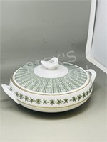 Spode bone china covered bowl - 8" Provence