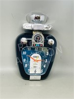 motorcycle engine style clock w/ sound