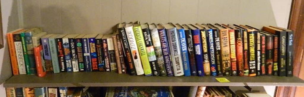 Books on Top Shelf