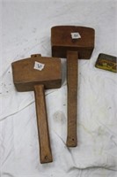 2 Wooden Mallets