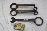 3 Axle Spanners - 1  Sheldon other Selby