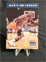 Michael Jordan Basketball Card Skybox Magic On