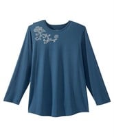Silverts Blue Reusable Poly-Spandex Blend Adapt...