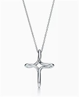 Tiffany & Co. Medium Infinity Cross Necklace