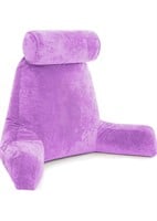 XXL Husband Pillow Light Purple Backrest with Arms