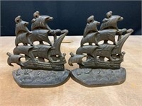 Bookends English Galleon 1928
