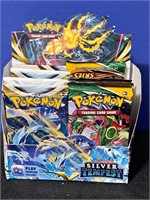 Opened Box 26 Packs Pokémon Sword & Sheild Silver