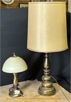 2 Table lamps 31” & 15”