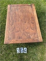 Oak coffee table 38”X54”X15”
