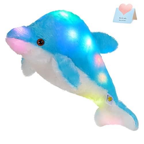 BSTAOFY 18'' Light up Dolphin Stuffed Animal Night