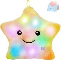 WEWILL 9'' LED Twinkle Star Soft Plush Pillow Toys