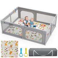 Baby Playpen with Mat Playpen for Babies and Toddl