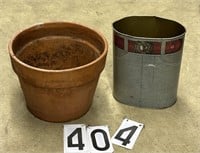 Flower pot & small Waste can