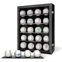 ASmileIndeep Baseball Display Case for Holds 20 Ba