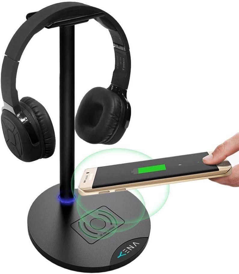 Wireless Charger with Headphone Stand