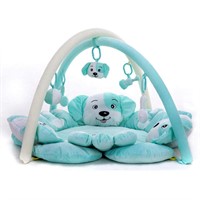 KUANDARM Cute Puppy Baby Play Mats with Fitness Fr