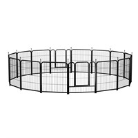 PawGiant Dog Fence Playpen 24”/32”/40” Indoor Outd