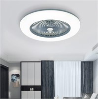 KWOKING Modern LED Ceiling Fan Light, Invisible 22