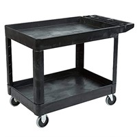 Rubbermaid Commercial Products 2-Shelf Utility/Ser